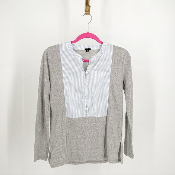 J Crew Women's Grey Blouse - Picture 1 of 3